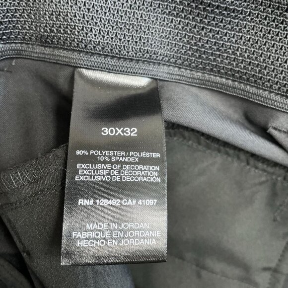 NEW Greg Norman Men's 30x32 Performance Tech Pants Flex Waistband Comfort Black - Picture 5 of 10